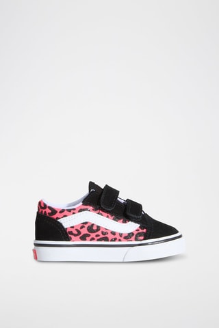 Baskets en nubuck Old Skool V - Noir et rose