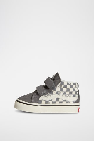 Baskets montantes en cuir SK8-Mid Reissue V - Gris foncé