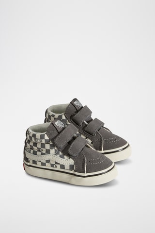 Baskets montantes en cuir SK8-Mid Reissue V - Gris foncé