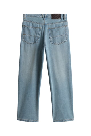 Jean baggy Cinched Check 5 - Bleu