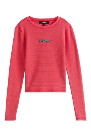 T-shirt Teri Waffle - Corail