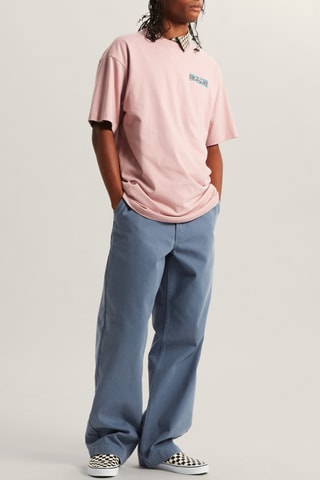 T-shirt loose Barb Plate - Rose