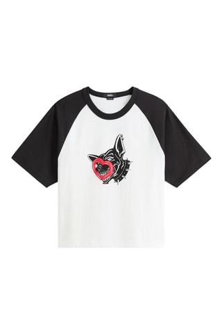 T-shirt - Blanc et noir