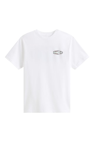 T-shirt Camo Oval - Blanc