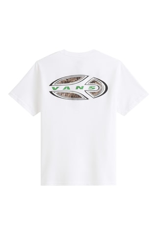 T-shirt Camo Oval - Blanc