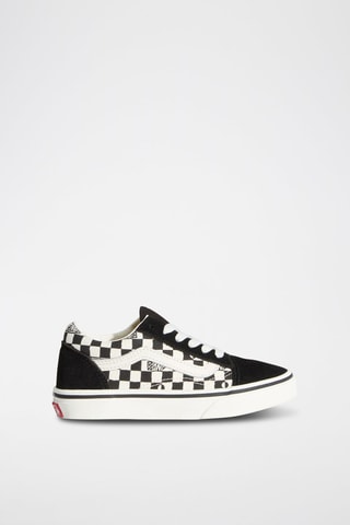 Baskets en nubuck Old Skool V - Noir et blanc