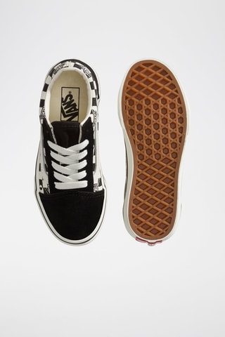 Baskets en nubuck Old Skool V - Noir et blanc