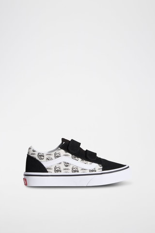 Baskets en nubuck Old Skool V - Noir et blanc