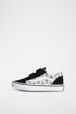 Baskets en nubuck Old Skool V - Noir et blanc
