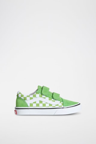 Baskets en nubuck Old Skool V - Vert et blanc