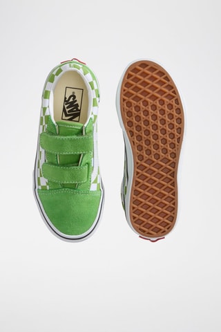 Baskets en nubuck Old Skool V - Vert et blanc