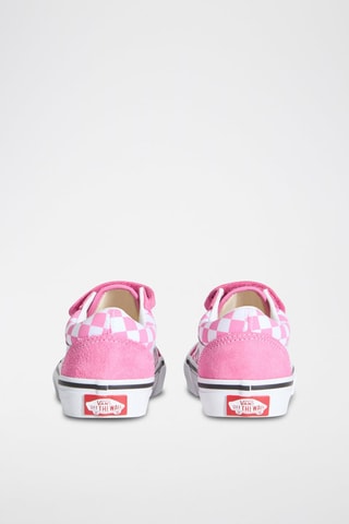 Baskets en nubuck Old Skool V - Rose et blanc