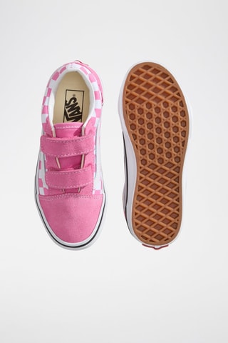 Baskets en nubuck Old Skool V - Rose et blanc