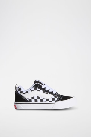 Baskets en nubuck Knu Skool - Noir et blanc
