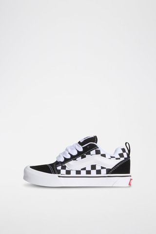 Baskets en nubuck Knu Skool - Noir et blanc