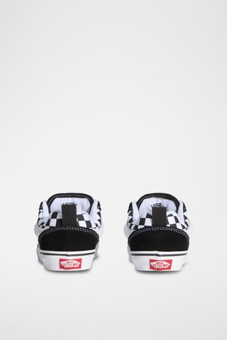 Baskets en nubuck Knu Skool - Noir et blanc