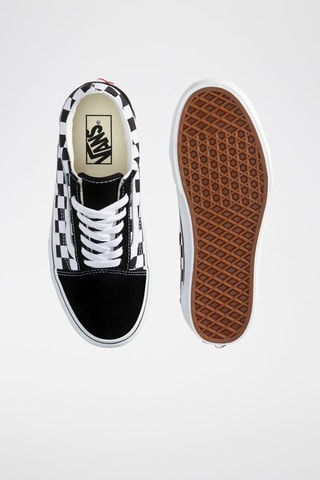Baskets en nubuck Knu Skool - Noir et blanc