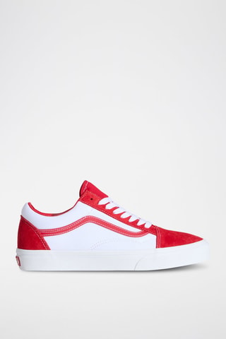 Baskets en nubuck Old Skool - Rouge