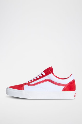 Baskets en nubuck Old Skool - Rouge