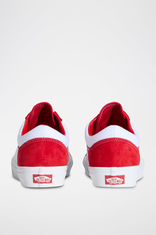 Baskets en nubuck Old Skool - Rouge