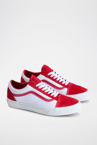 Baskets en nubuck Old Skool - Rouge
