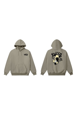 Sweat à capuche - Taupe