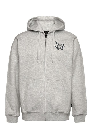 Sweat à capuche - Gris clair chiné