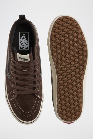 Baskets montantes en nubuck MTE Sk8-Hi Insulated - Marron et noir - Vans