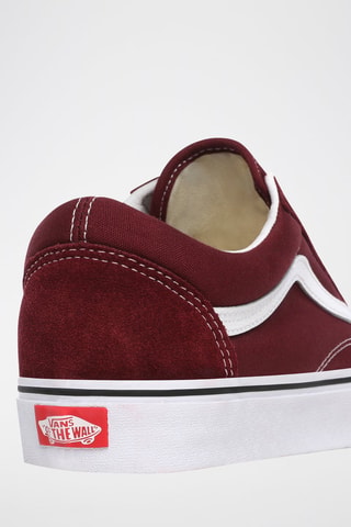 Baskets en cuir Old Skool - Bordeaux