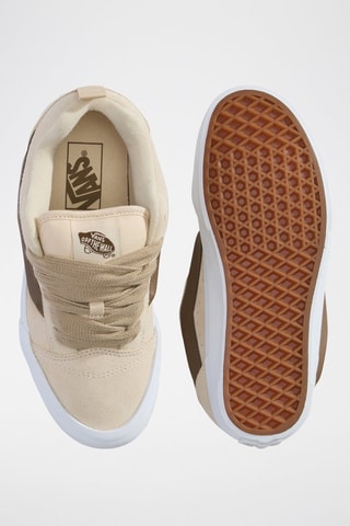 Baskets en cuir Knu Skool - Ecru - Vans - NC genre taille KO ?