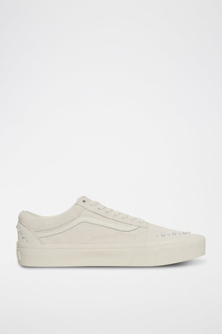 Baskets plateformes en nubuck Old Skool Platform - Gris clair