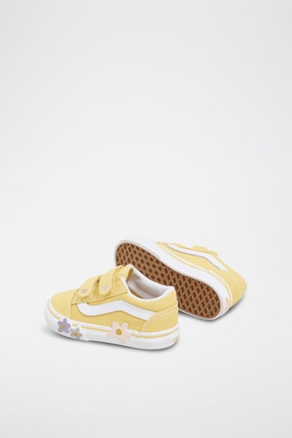 Baskets Old Skool V Flower - Jaune - Vans