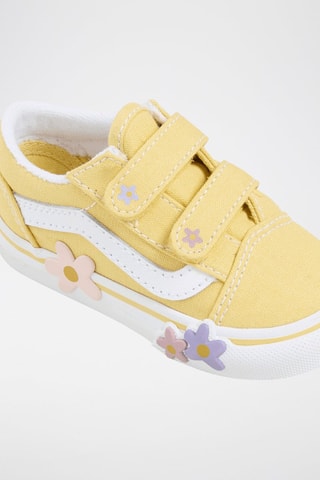 Baskets Old Skool V Flower - Jaune - Vans