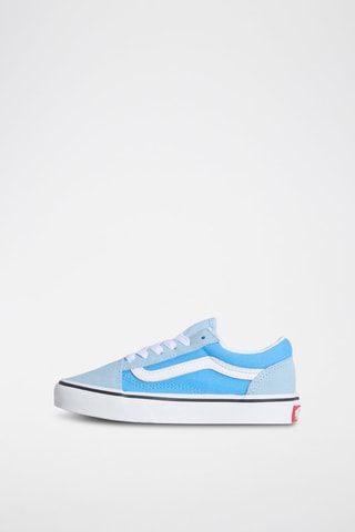 Baskets en cuir Old Skool - Bleu clair - Vans