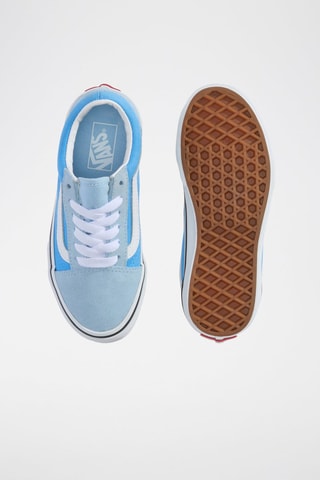 Baskets en cuir Old Skool - Bleu clair - Vans