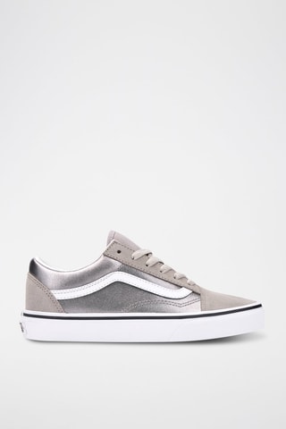 GENRE KO A CONFIRMER NC ? Baskets en cuir Old Skool - Gris
