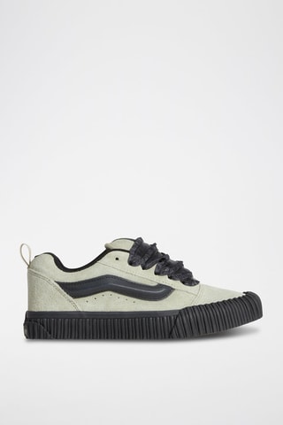 Baskets en cuir Knu Skool - Vert d’eau