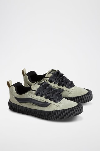 Baskets en cuir Knu Skool - Vert d’eau