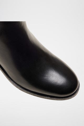 Bottines Chelsea en cuir Chloé - Noir
