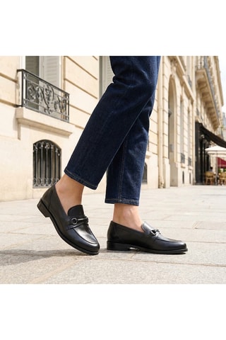 Mocassins en cuir Ramona - Noir