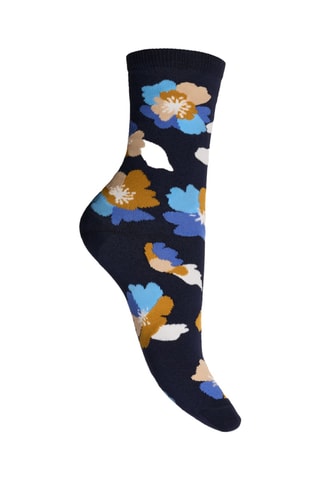 3 paires de chaussettes - Beige, blanc et bleu