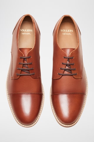 Derbys en cuir Capucine - Marron