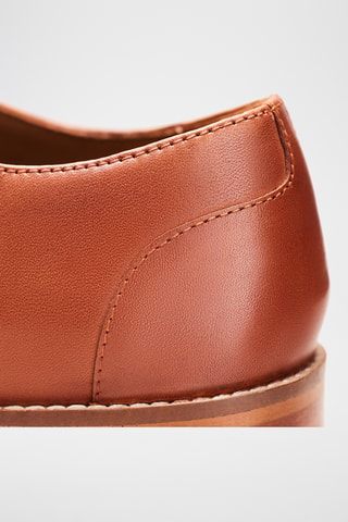 Derbys en cuir Capucine - Marron