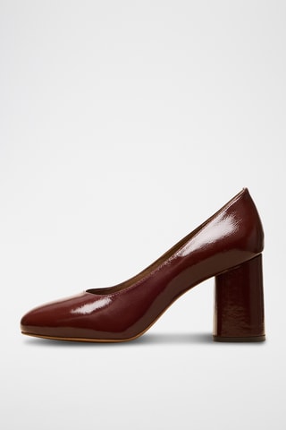 Escarpins en cuir verni Esther - Rouge