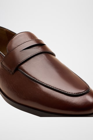 Mocassins en cuir Guillemette - Marron