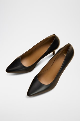 Escarpins en cuir Elodie - Noir