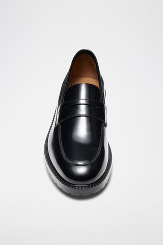Mocassins en cuir Jeanne - Leonarr x Swan - Noir