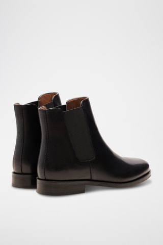 Bottines Chelsea en cuir Zoé - Noir