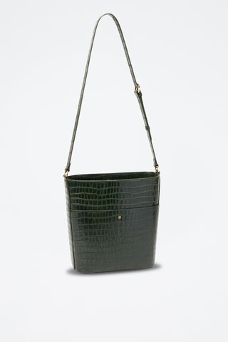 Sac seau en cuir Luz - Vert foncé