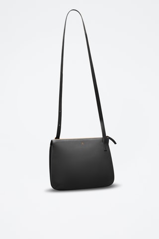Sac bandoulière en cuir Irma - Noir